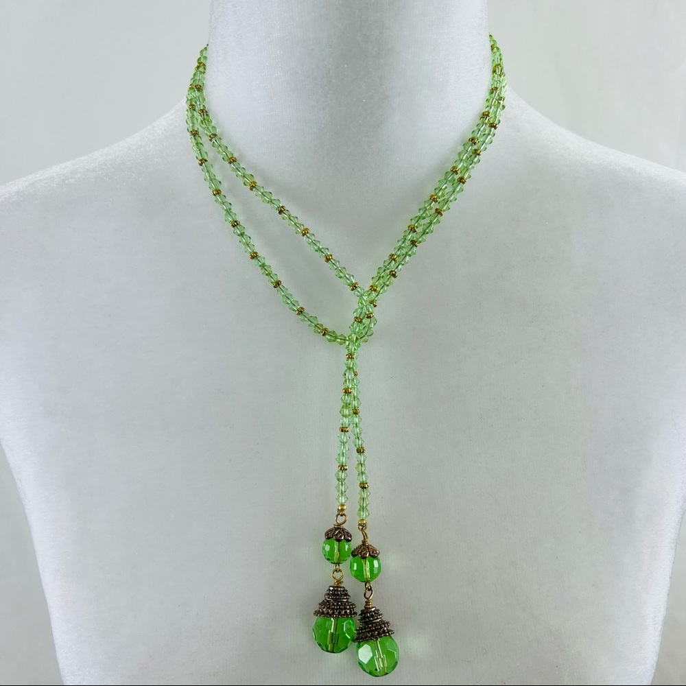 Handmade Beaded Necklace - Can be worn different ways